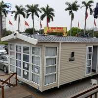 Hot sale prefab villa mobile home tiny house on wheels prefabricated